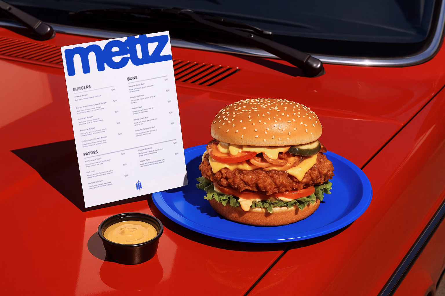 Meltz Burger Co. wordmark